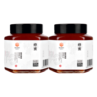 北京同仁堂 臻品系列 天然野生百花蜂蜜 350g*3瓶 波美度43°