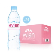 依云（evian）  矿泉水500ml*24瓶