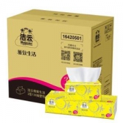 洁云 雅致生活 抽纸 3层130抽18包装 *6件