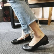 其乐（Clarks）  Couture Bloom女士真皮芭蕾平底单鞋