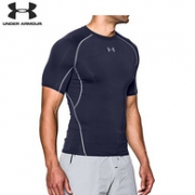 Under Armour 男子紧身运动短袖 1257468 黑