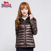 龙狮戴尔（LONSDALE）   女士轻薄显瘦短款羽绒服