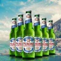 临期品：Peroni 贝罗尼 蓝带啤酒 330ml*6瓶