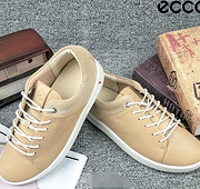 尺码全 ECCO 爱步 Corksphere 1 女士系带运动鞋