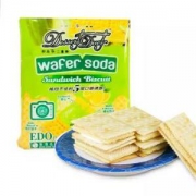 EDO Pack 威化苏打夹心饼干 柠檬风味100g *2件