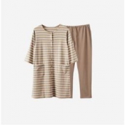 网易严选 日式月子服可哺乳家居服（长款上衣+长裤）