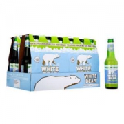 HARBOE 哈尔博 白熊麦芽饮料 苹果口味 330ml*24罐  *2件