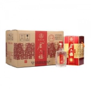 金六福 经典四星 45度白酒 整箱装 500ml*6瓶 *2件 +凑单品