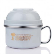 SNOOPY 史努比 JHK8003L 不锈钢双层饭盒 1200ML