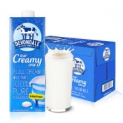 Devondale 德运 全脂纯牛奶 1L*10盒 *3件