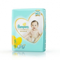 Pampers 一级帮宝适 纸尿裤 S76片小码 大包装尿不湿（日本原装进口） *2件 192元包邮（合96元/件）