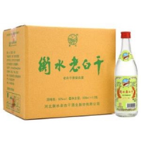 衡水老白干 白酒 绿标 62度 500ml*12瓶