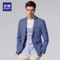 罗蒙 男式休闲修身西服外套 3色 129元包邮（179-50）