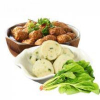 赣浔名厨 潮汕牛肉丸500g+菠菜猪肉丸500g