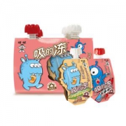 旺旺 吸的冻果冻（草莓味2+香橙味2）80g*4支 *3件