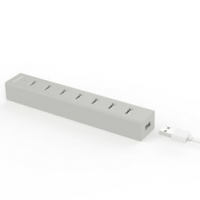 奥睿科（ORICO）H7013-U2-03 USB分线器 7口扩展 0.3米 灰色 16.9元