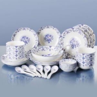 YunTang 韵唐 心愿系列 釉中彩陶瓷餐具 30头 +凑单品