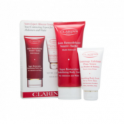 Clarins 娇韵诗 花样年华套装 纤柔美腹霜200ml+柔滑身体磨砂乳霜75ml