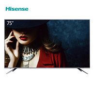 MEMC运动补偿+智能AI+HDR+金属机身！Hisense 海信 75英寸 HZ75E5A 4K液晶电视