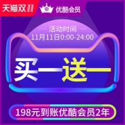 优酷会员 VIP会员年卡 2年