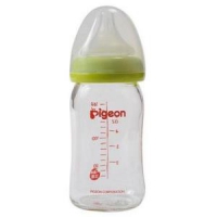 pigeon 贝亲 AA72 宽口径玻璃奶瓶 160ml
