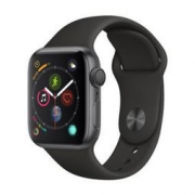 苹果 Apple Watch Series 4 智能手表(深空灰铝金属、GPS、40mm、黑色运动表带)