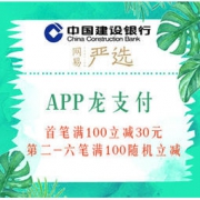 移动端：建设银行 X 网易严选 龙支付