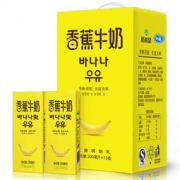 新希望 香蕉牛奶200ml*12盒 礼盒装 *2件