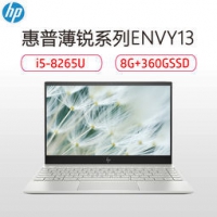 HP 惠普 ENVY 13-ah1002TU 13.3英寸超轻薄笔记本电脑（I5-8265U 8G 360GB SSD） 6099元包邮