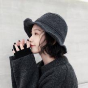 心秀嘉派 秋冬韩版气质复古针织渔夫帽