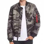 美国军装制造商！Alpha Industries 阿尔法工业 男士 迷彩夹克MJM44530C1