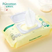 11日0点、双11预告： PurCotton 全棉时代 带盖婴儿湿巾 80抽*8袋