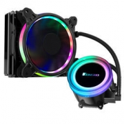 JONSBO 乔思伯 TW-120 CPU水冷散热器 601版 （RGB七彩流光冷头、12CM温控风扇、多平台、附带硅脂）