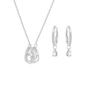 拼购价：SWAROVSKI 施华洛世奇 5272368 项链耳钉套装