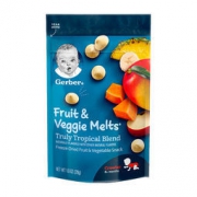 Gerber 嘉宝 婴幼儿热带水果味酸奶溶豆 3段 8个月以上 28g/袋 *8件