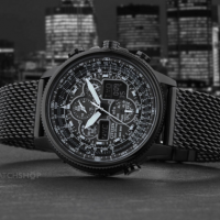 西铁城（CITIZEN）   Navihawk A-T 夜空之鹰 JY8037-50E 男款电波表