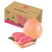 听甜 精品平和琯溪蜜柚 三红柚子2粒 1.8-2.5kg