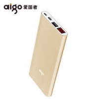 aigo 爱国者 LCD数显屏 移动电源 10000mAh 69元包邮（79-10）