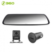 360 M301 后视镜行车记录仪 黑色