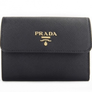 京东PLUS会员：PRADA 普拉达 1MH840 QWA F0002 女士短款钱包
