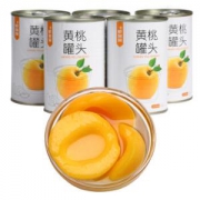 鲜窝窝 糖水黄桃罐头 425g*5罐 *2件