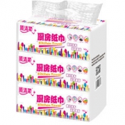 顺清柔 厨房用纸巾 抽取式2层70抽*3包（大规格） *6件