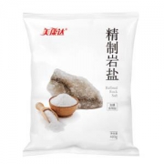 美康达 精制岩盐 加碘食用盐 400g
