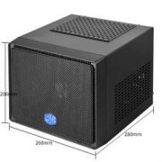 3日0点开始： CoolerMaster 酷冷至尊 小魔方 黑色 迷你机箱