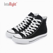 INTERIGHT 女士经典高帮休闲帆布鞋