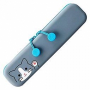LIHIT LAB. 喜利 PuniLabo硅胶小杂物袋 A-7717-4 蓝猫