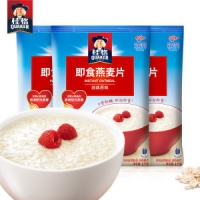 美国进口 桂格 即食免煮燕麦片 1000g*3袋