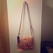 Rebecca Minkoff 瑞贝卡明可弗 真皮流苏小挎包  Prime会员免费直邮含税