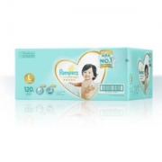 Pampers 帮宝适 婴儿纸尿裤 L120片 *4件