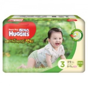 Huggies 好奇 自然系列 婴儿拉拉裤  3段 M58片 *3件